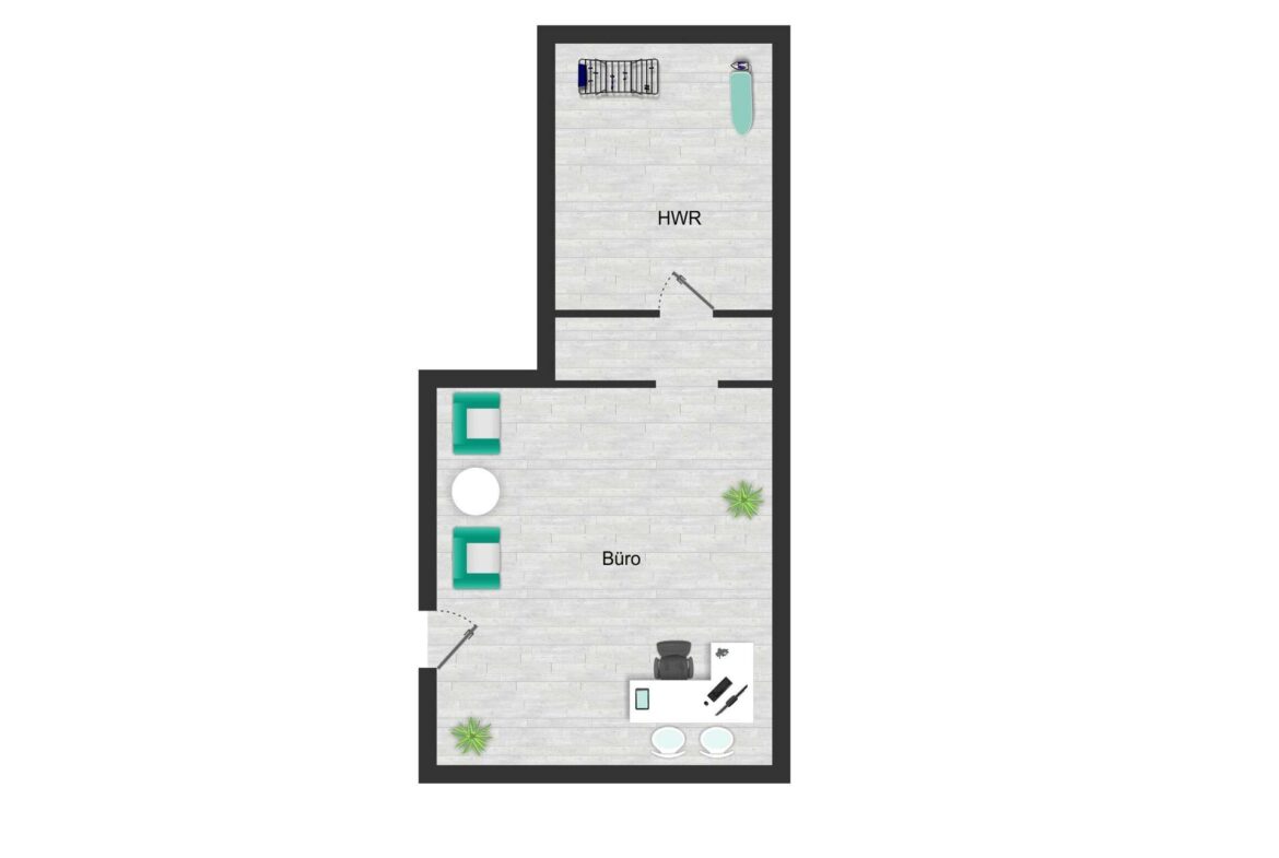Grundriss Büro