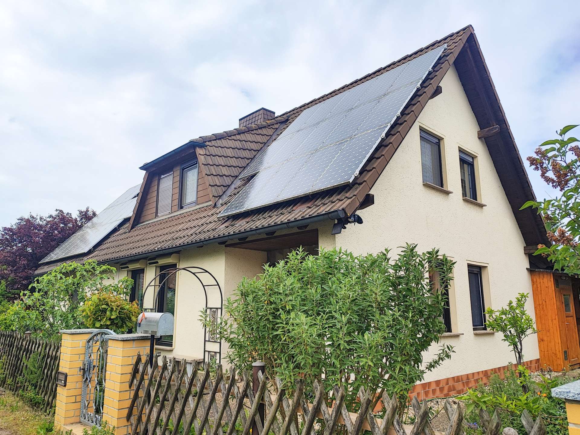 Satteldach mit Gaube