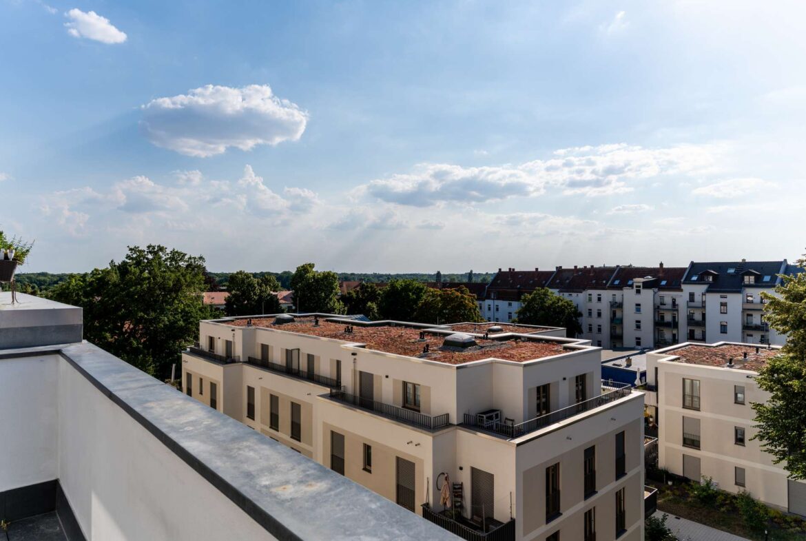 Weitsicht über Leipzig