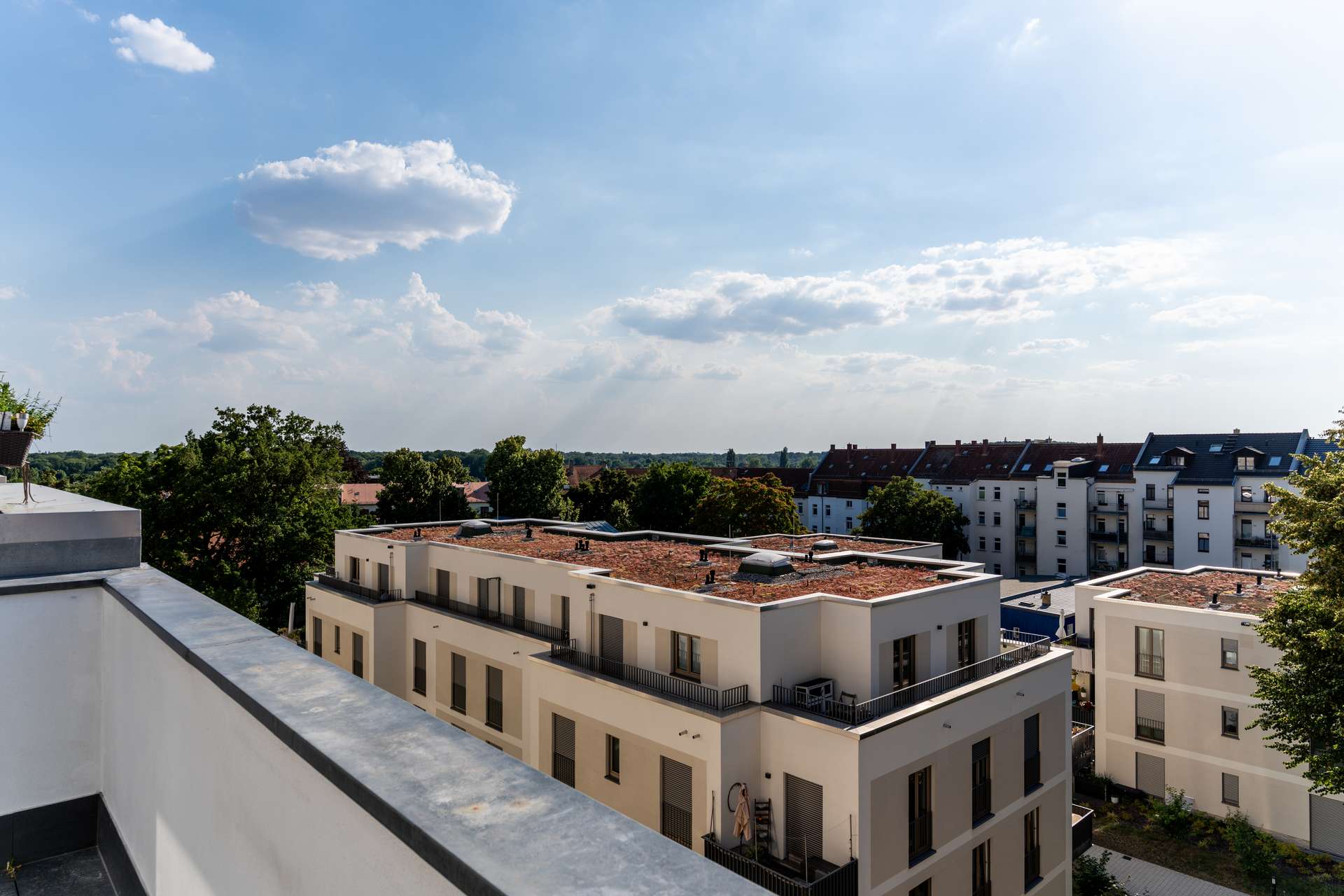 Weitsicht über Leipzig