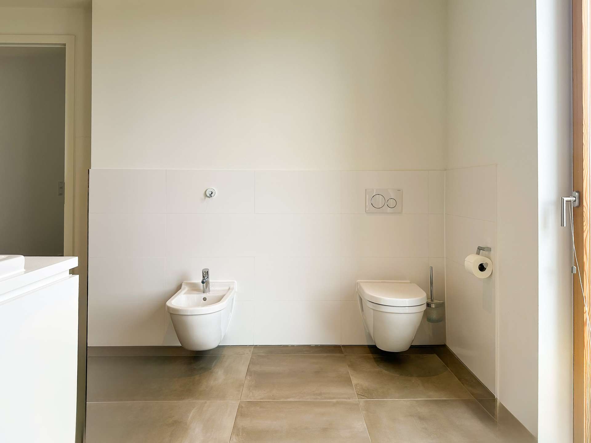 Bidet und WC