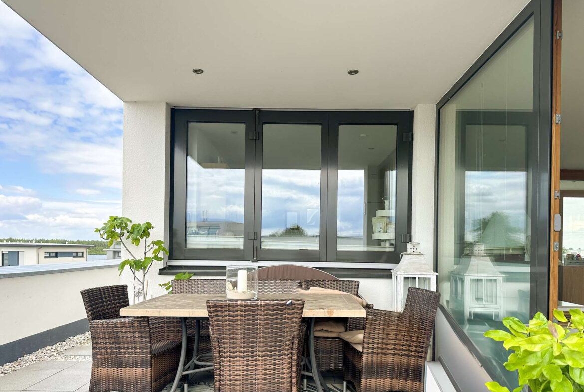 Überdachte Terrasse