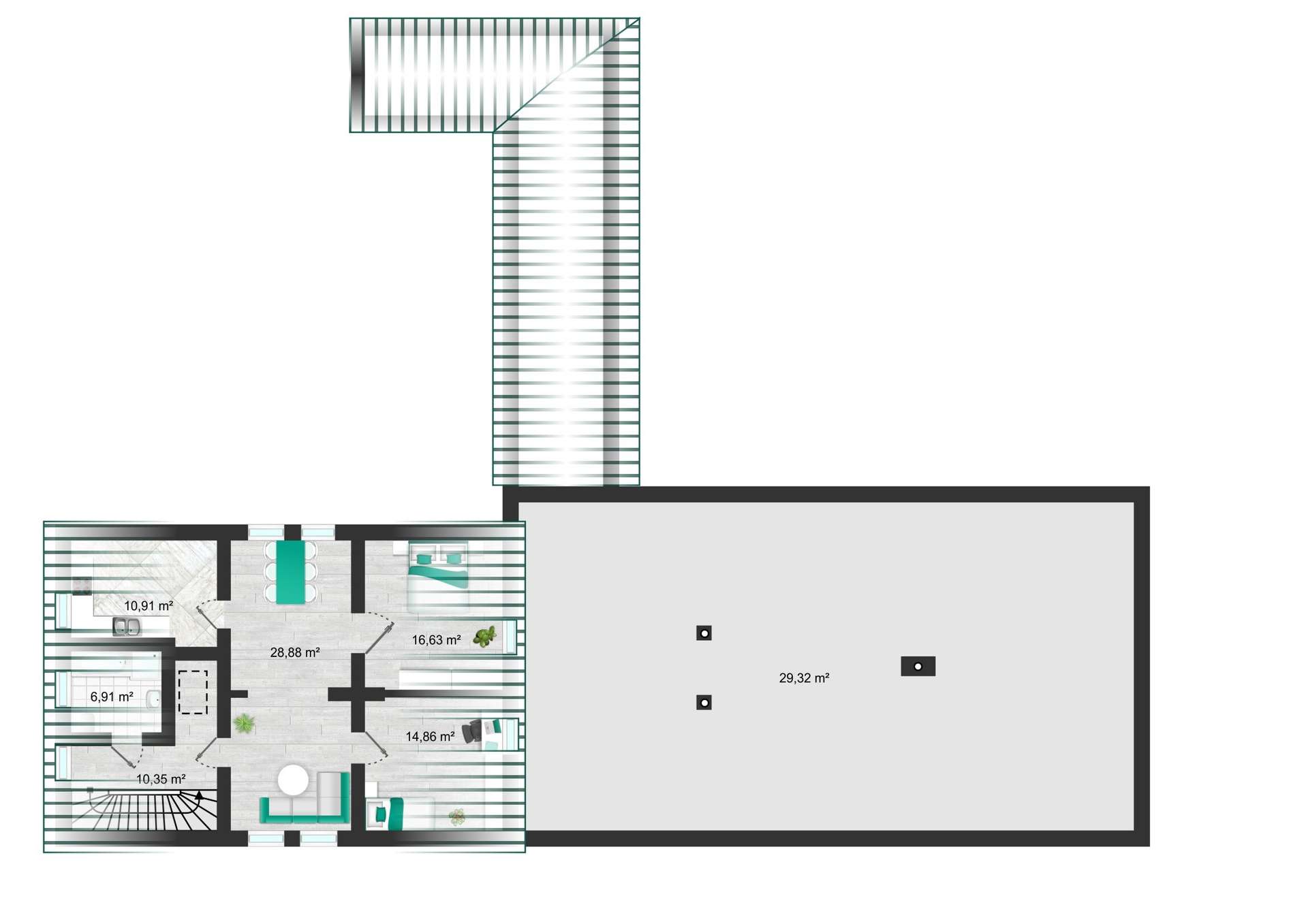 Grundriss DG