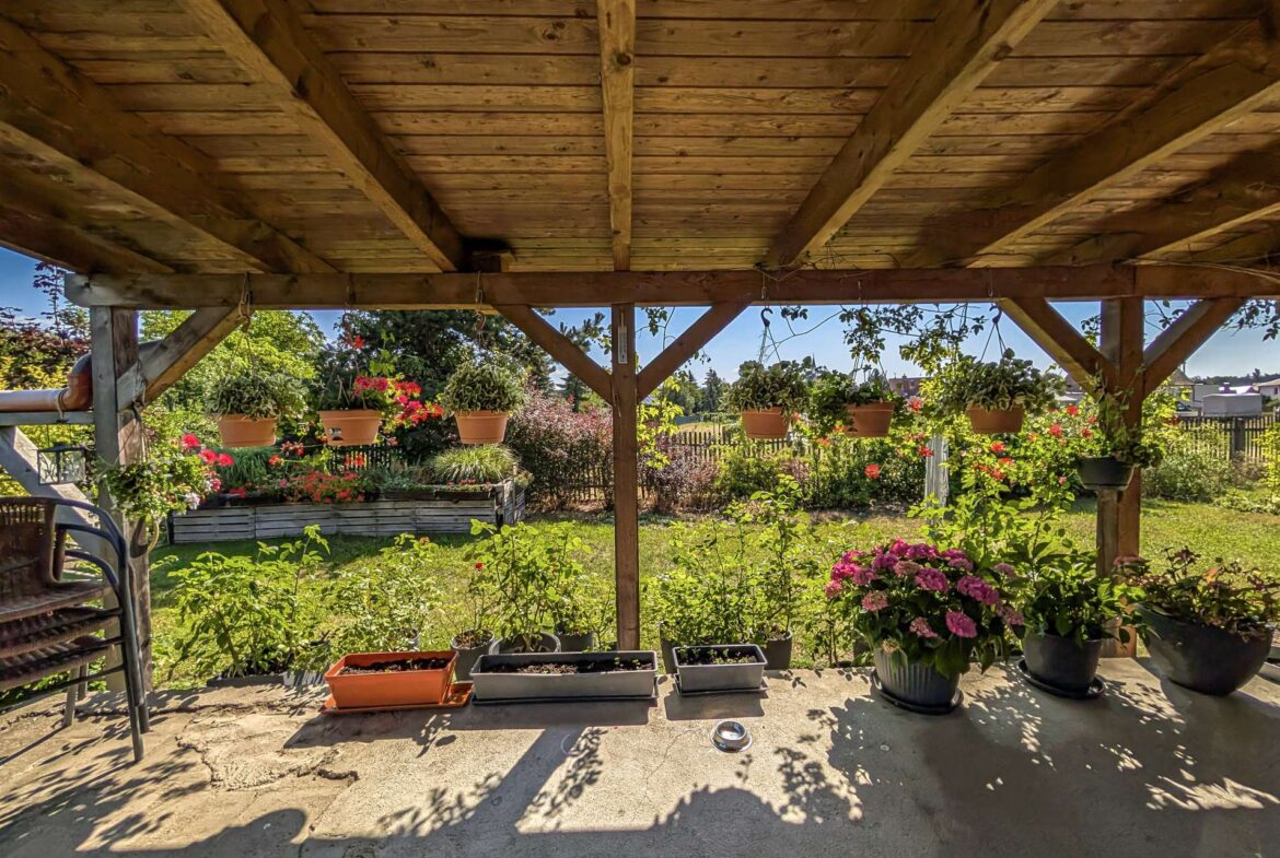 Neubau EG Wintergartenausblick