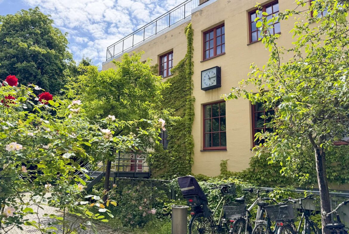 Grüner Innenhof