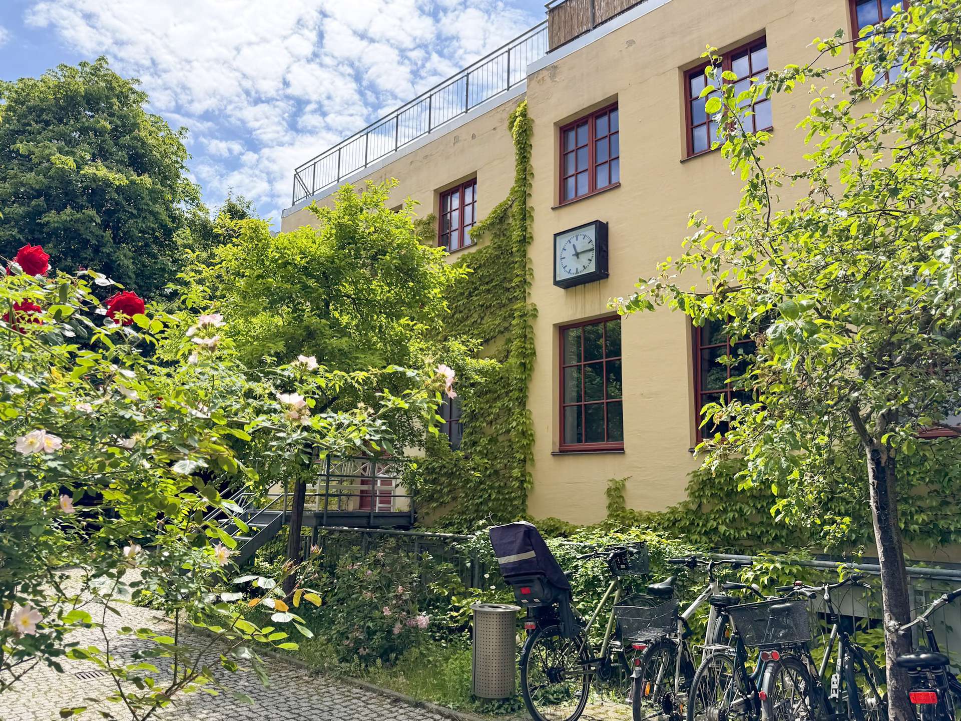Grüner Innenhof
