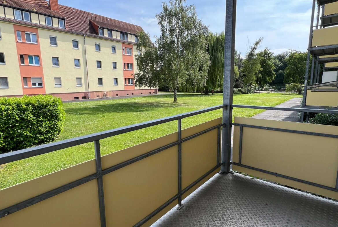 Blick vom Balkon