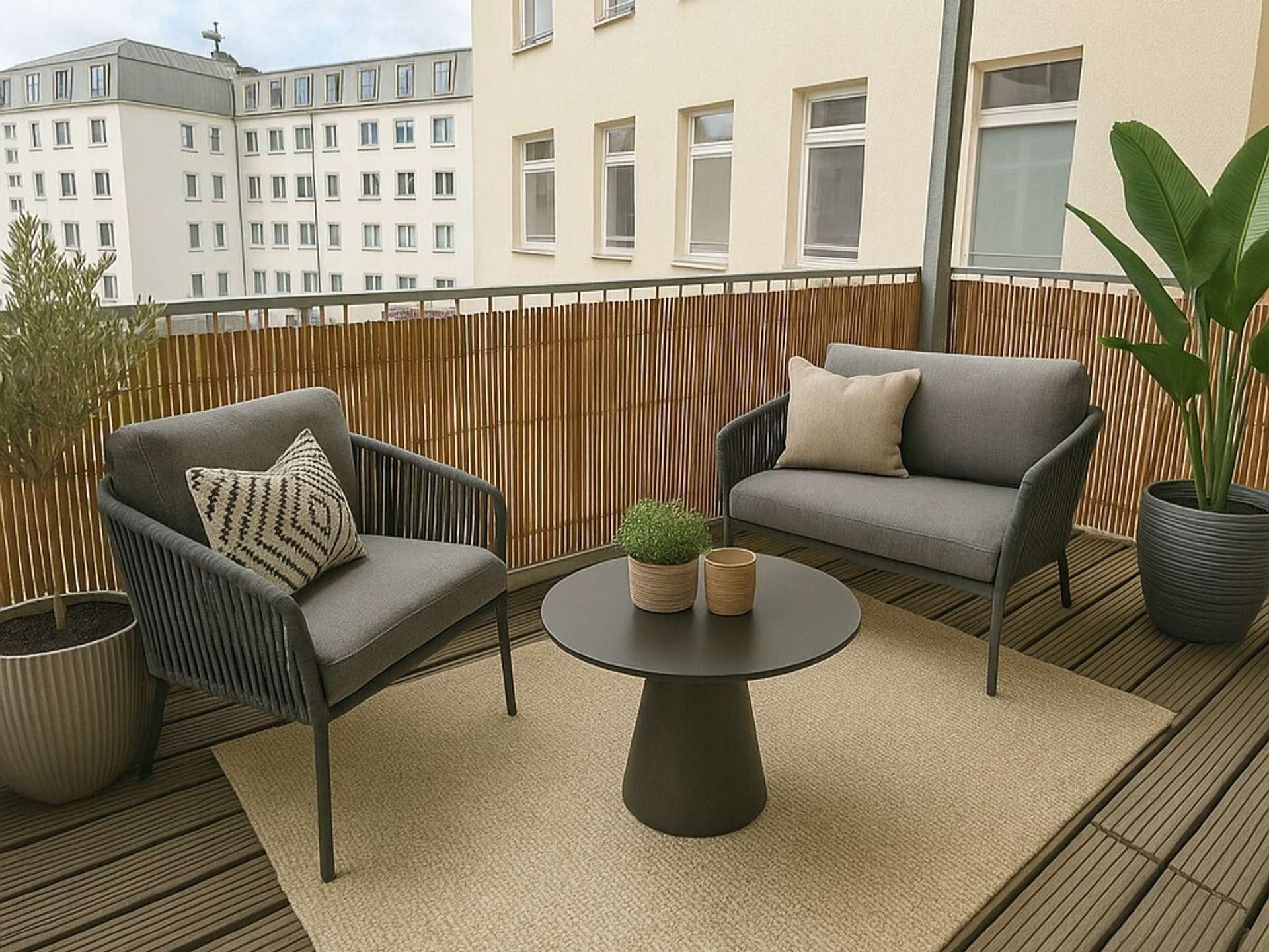 Einrichtungsbeispiel Balkon