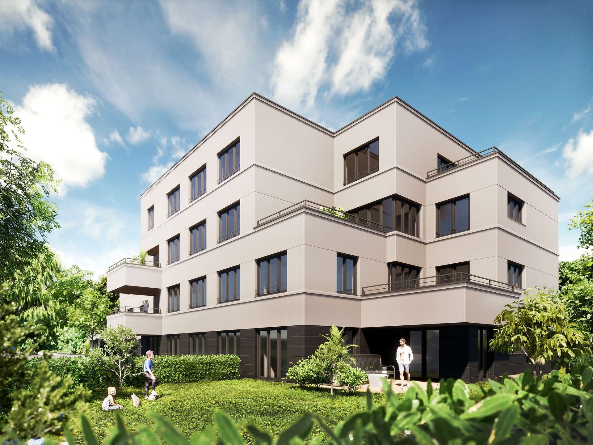 Neubauhaus visualisiert
