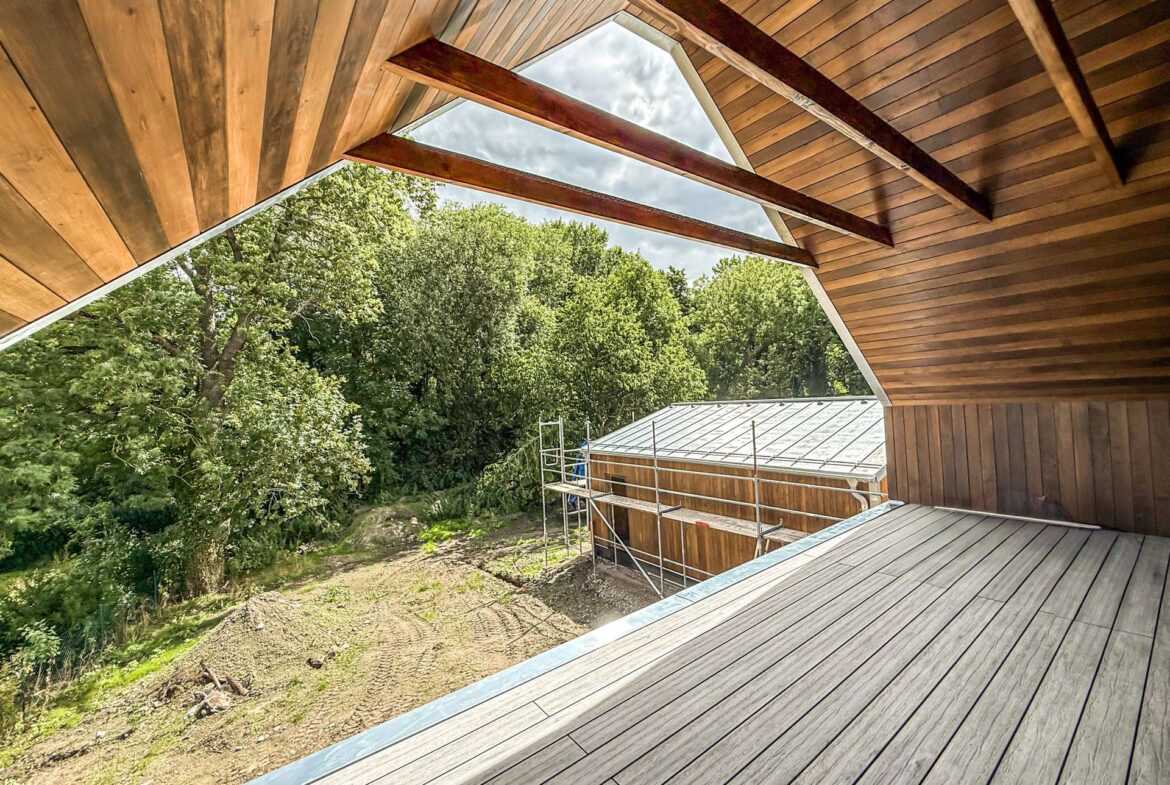 Riesiger Balkon