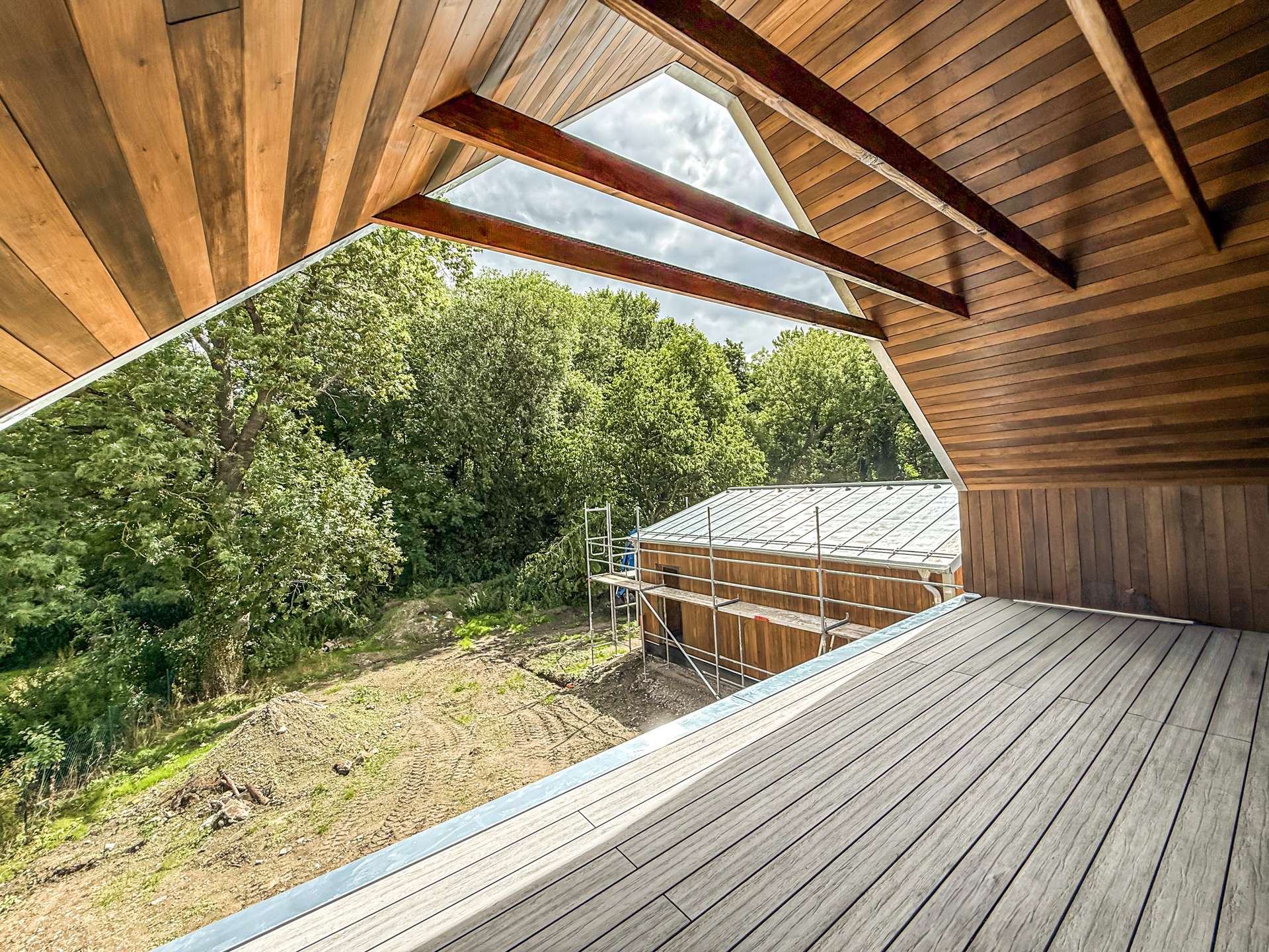 Riesiger Balkon