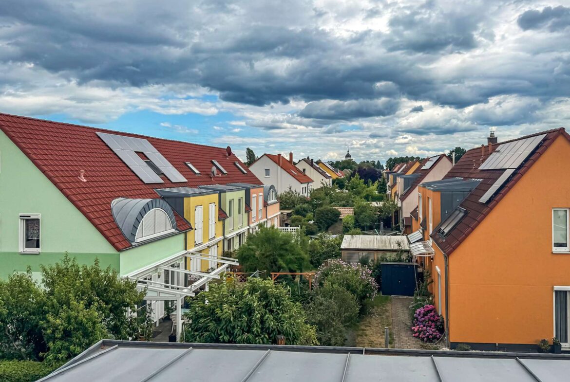 Blick in die Nachbargärten