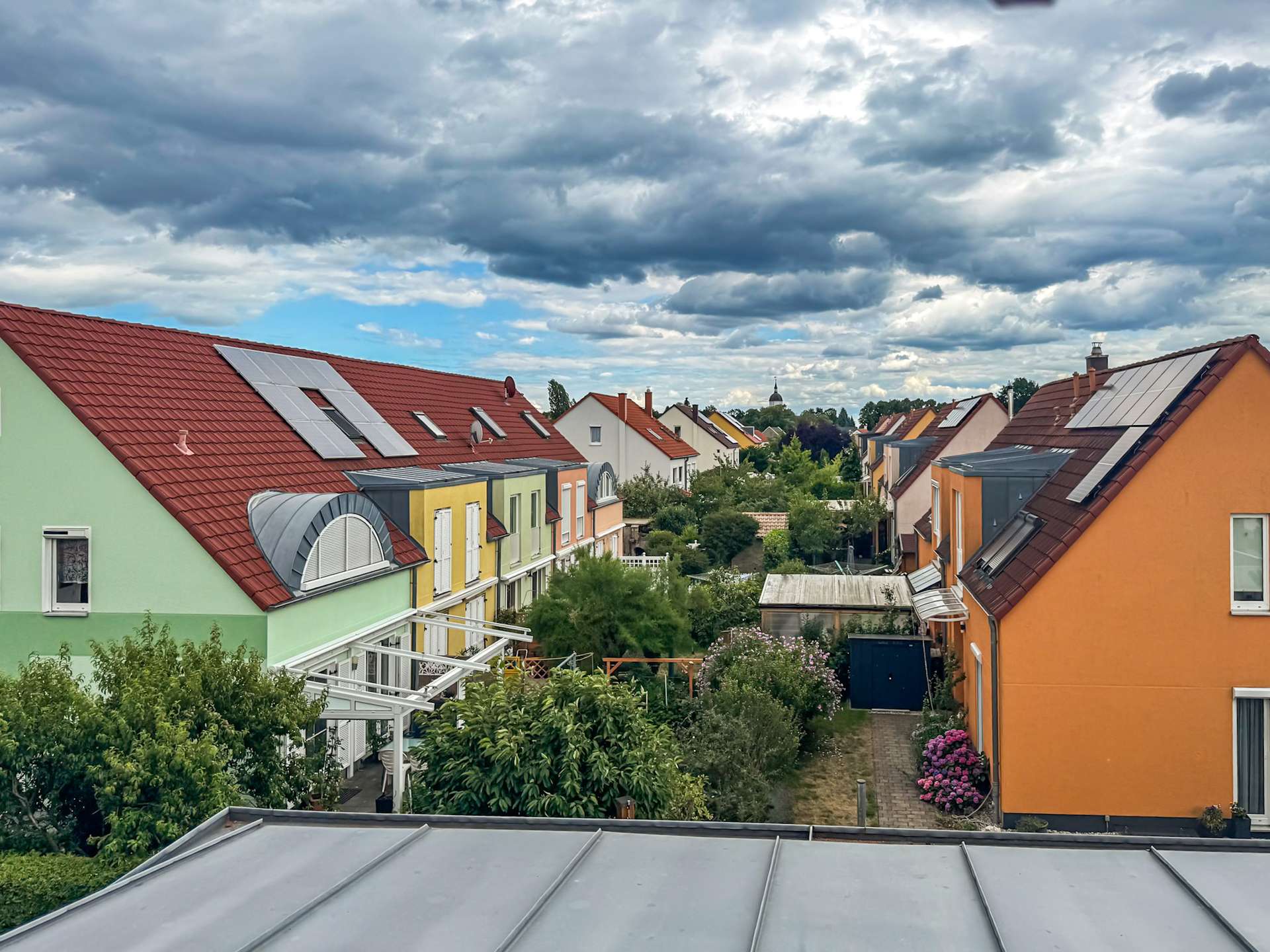 Blick in die Nachbargärten