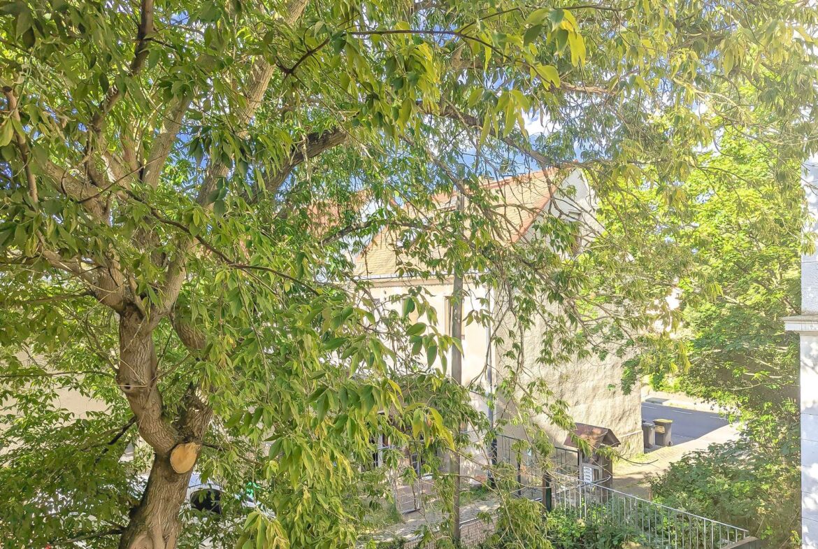 Blick vom Balkon Rückseite