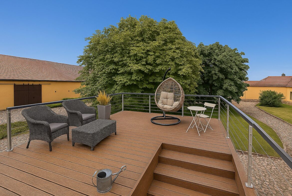 gemütliche Dachterrasse
