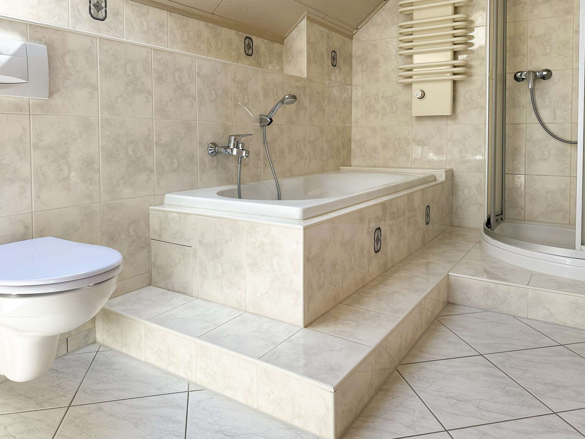 Elegante Badewanne