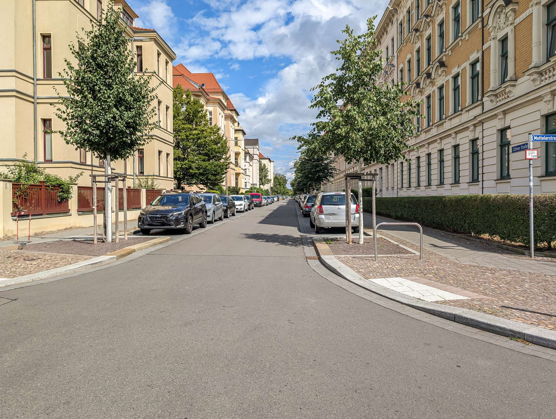 Blick in die Straße