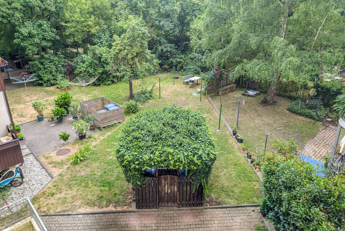 Blick auf den Hof