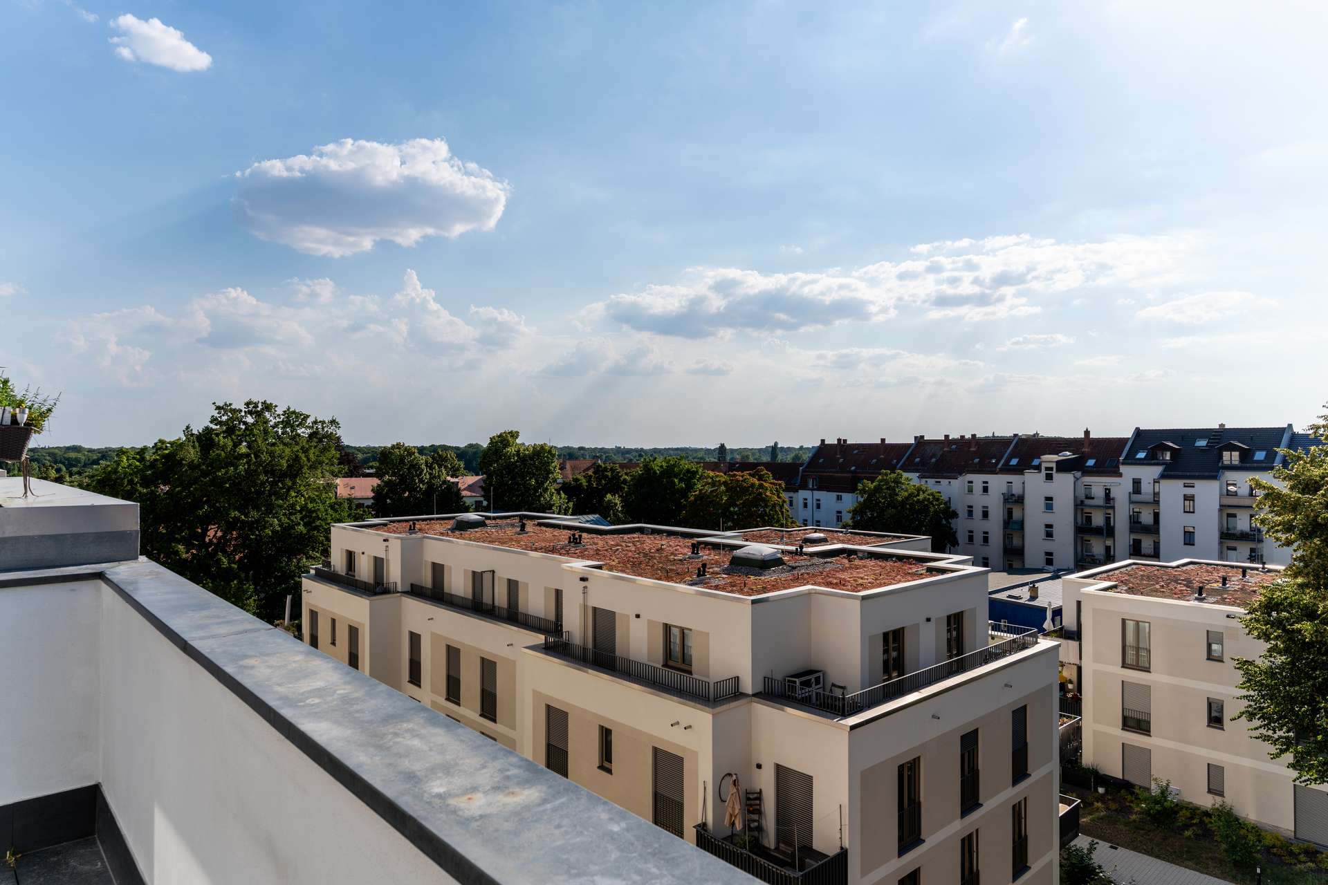 Weitsicht über Leipzig