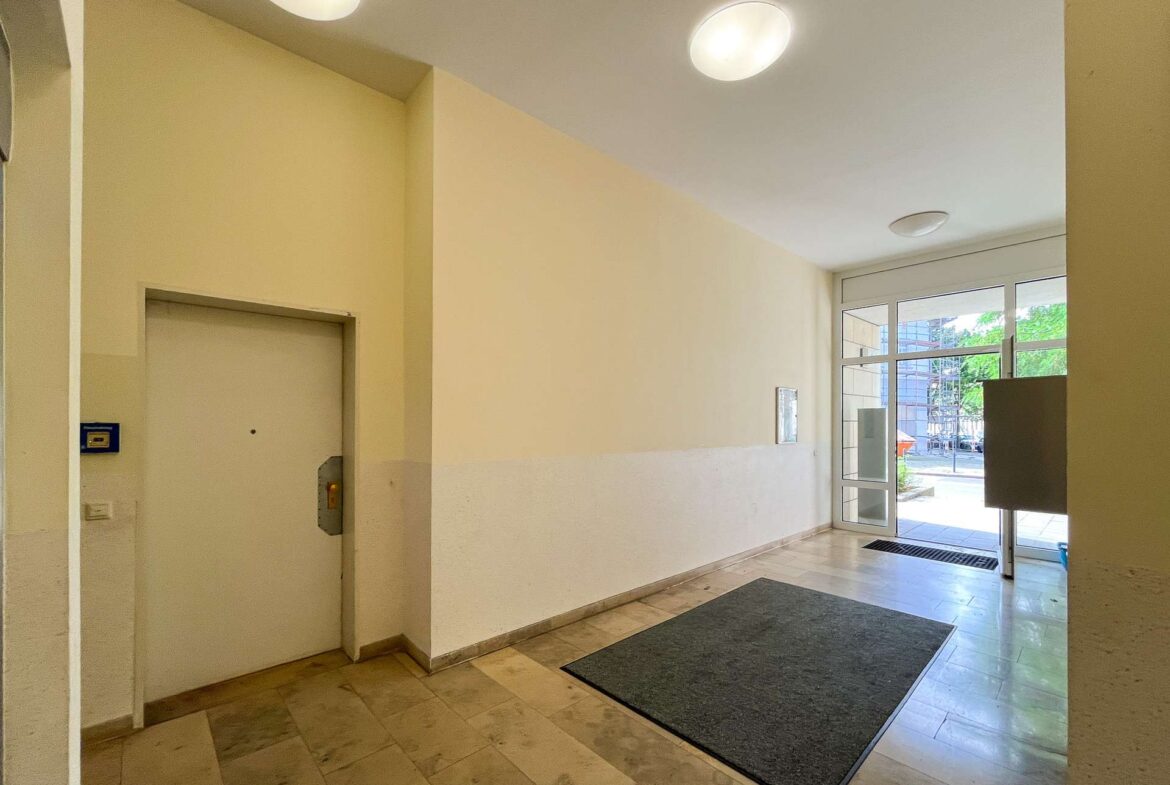Blick zum Lift