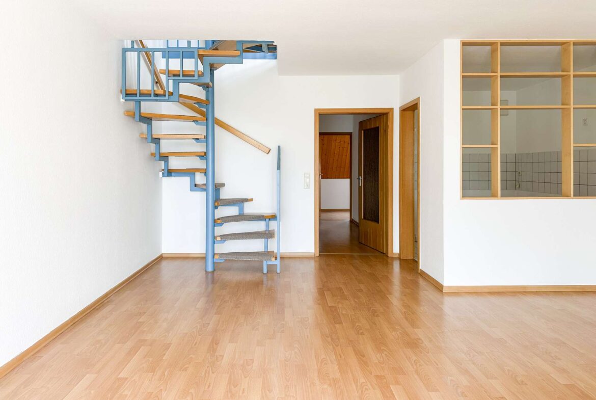Wendeltreppe zum Studio