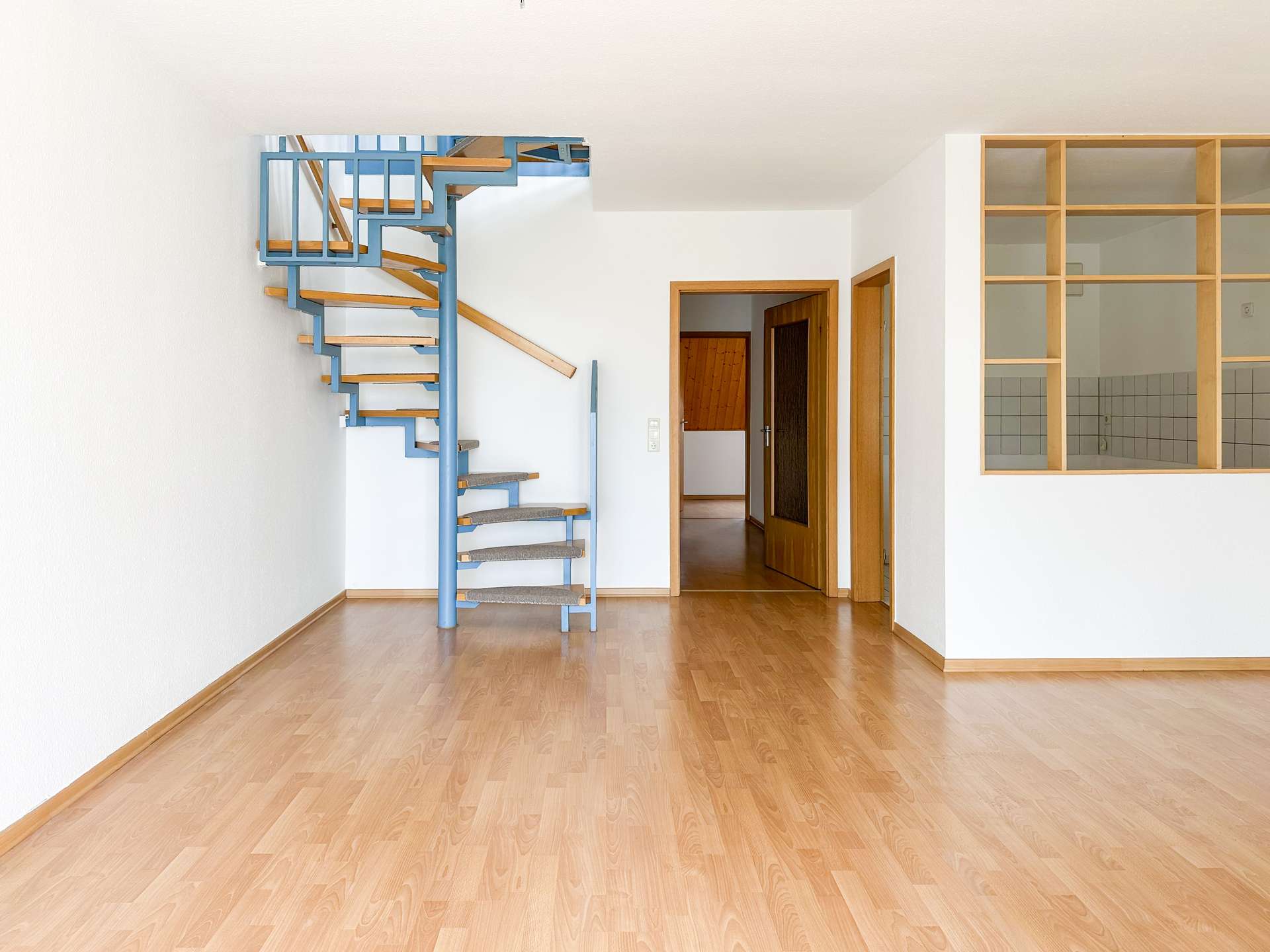 Wendeltreppe zum Studio