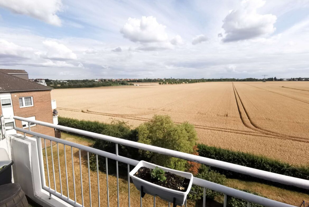 Aussicht vom Balkon