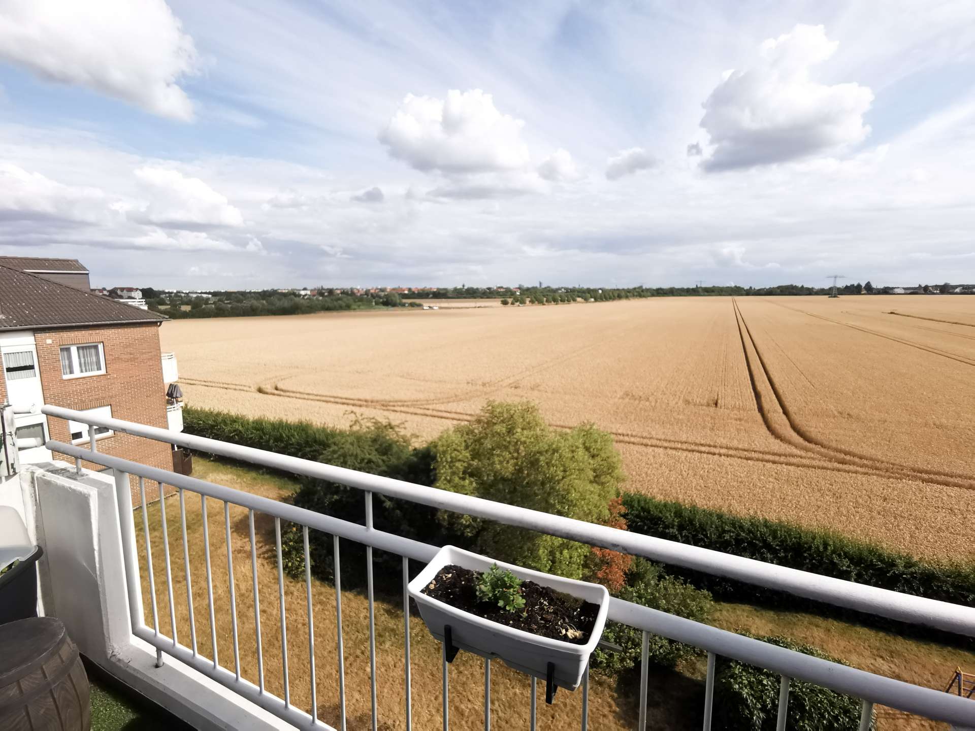 Aussicht vom Balkon