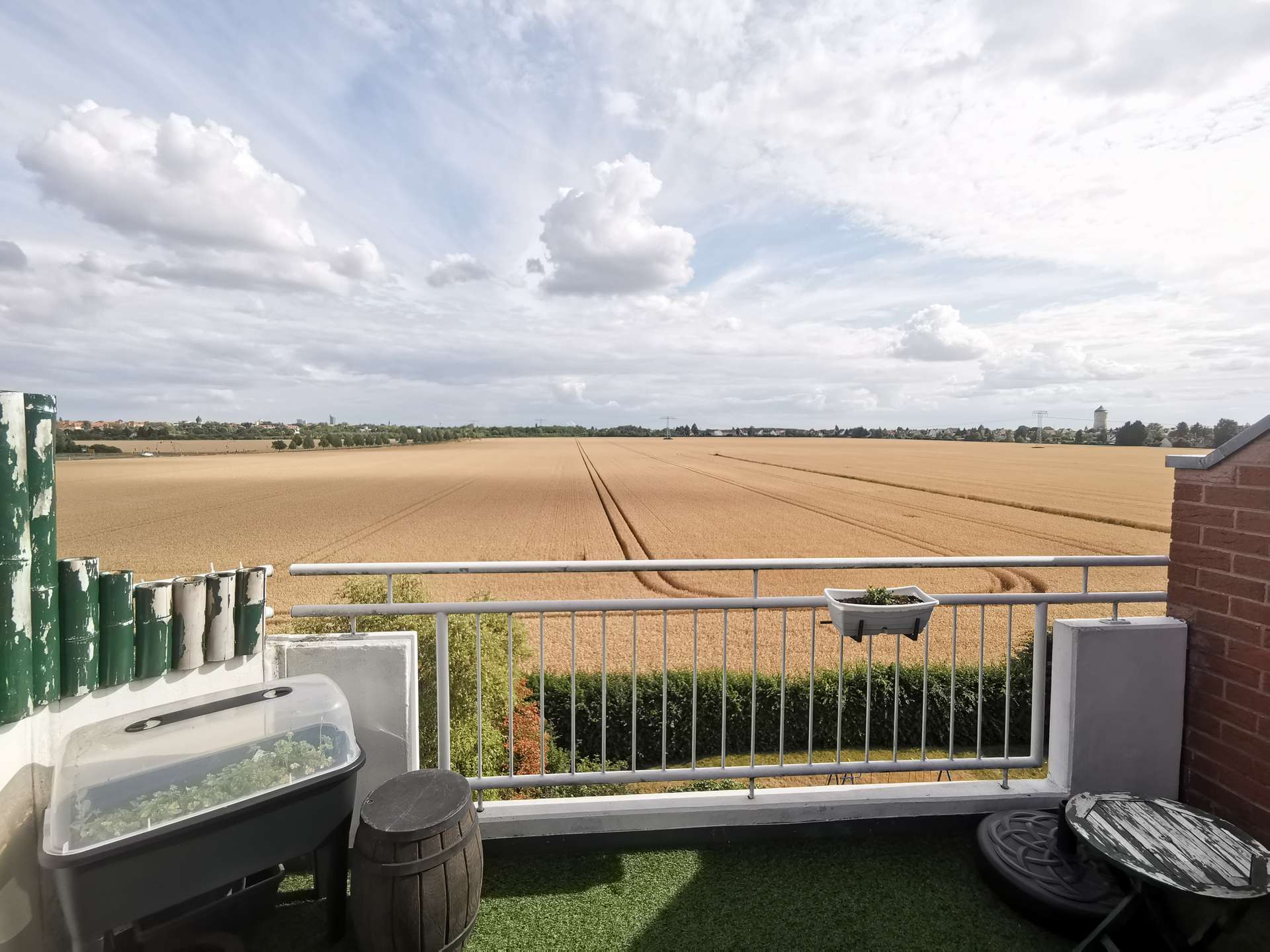 Aussicht vom Balkon