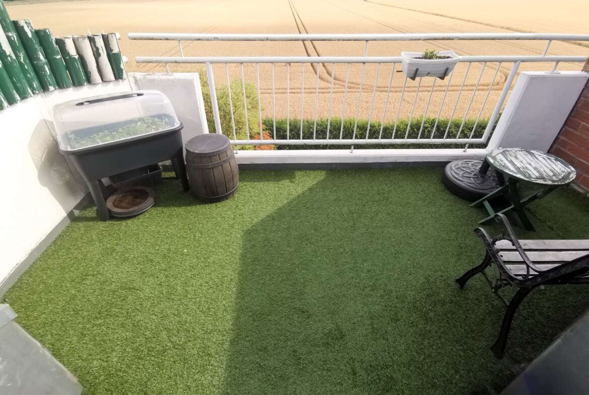 Geräumiger Sonnenbalkon