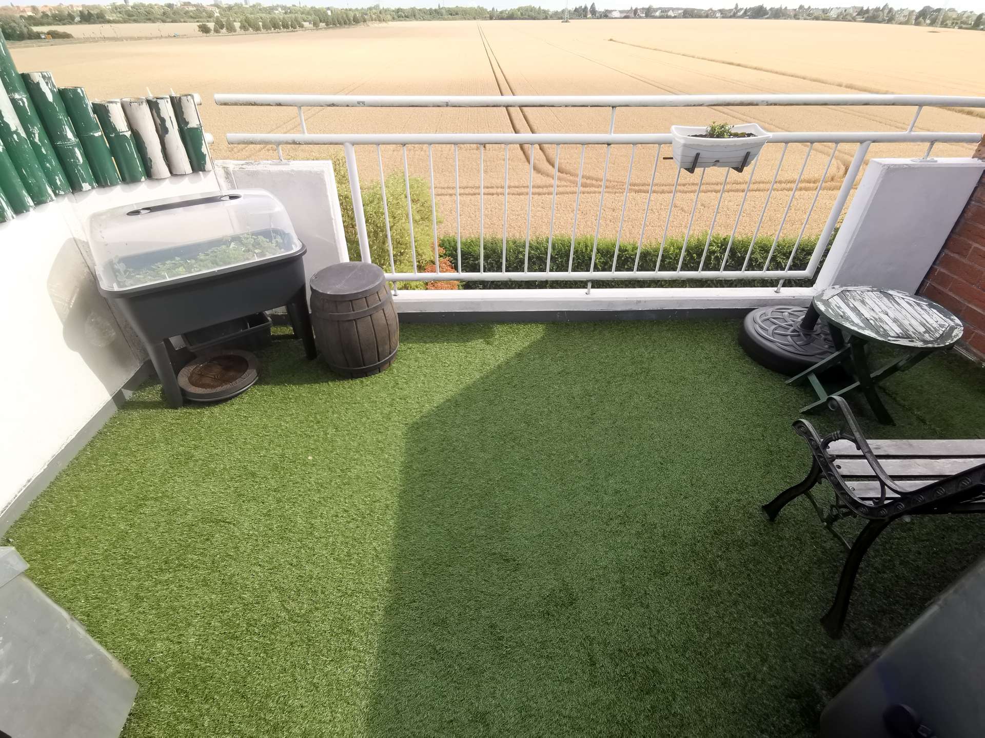 Geräumiger Sonnenbalkon