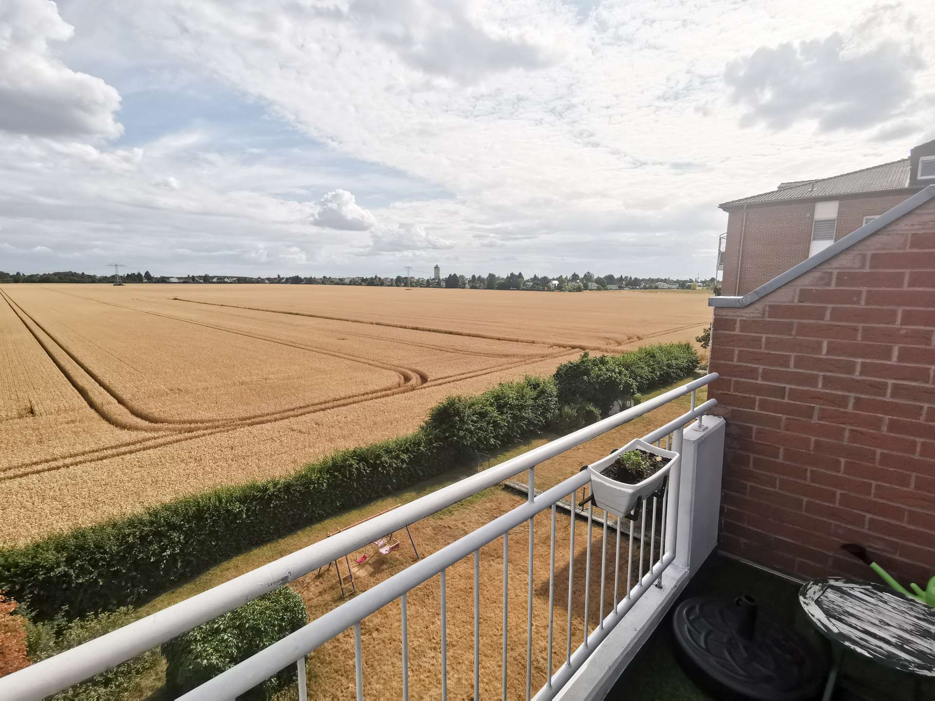 Aussicht vom Balkon