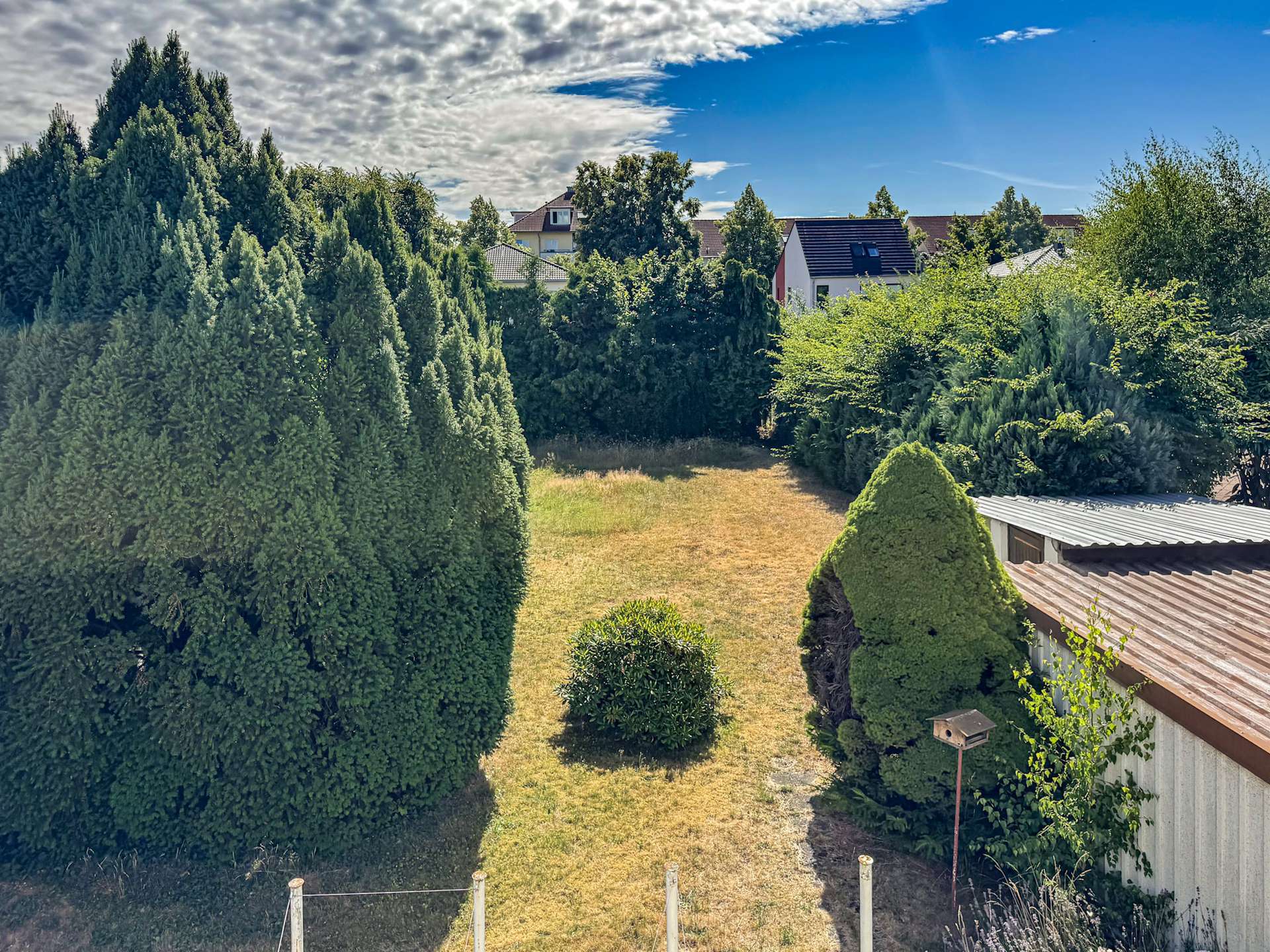 Blick aus dem Schlafzimmer