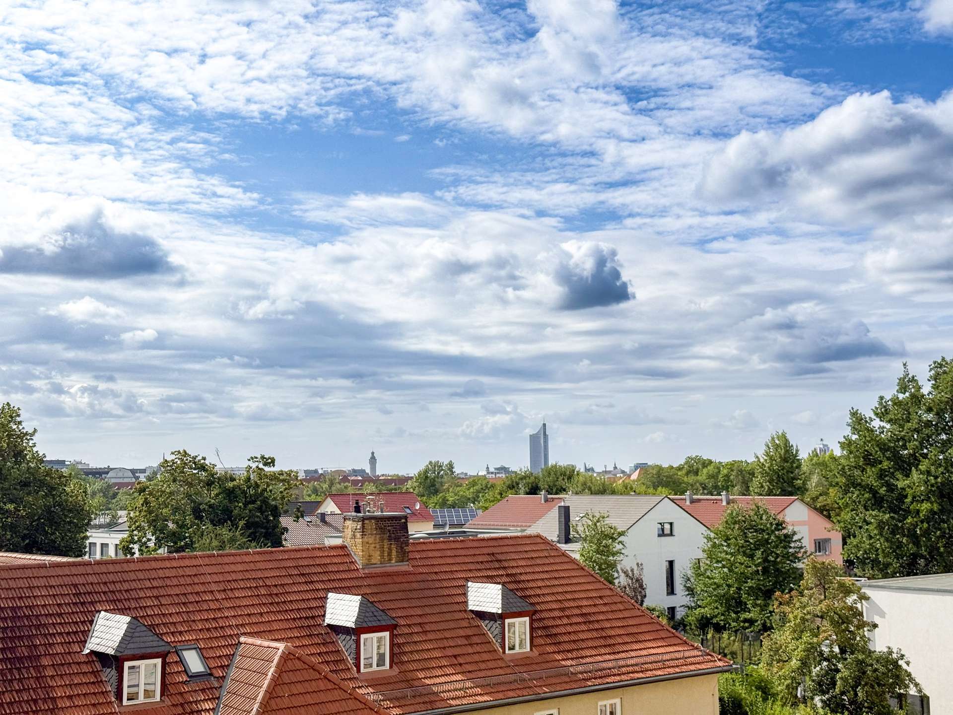 Weitsicht über Leipzig