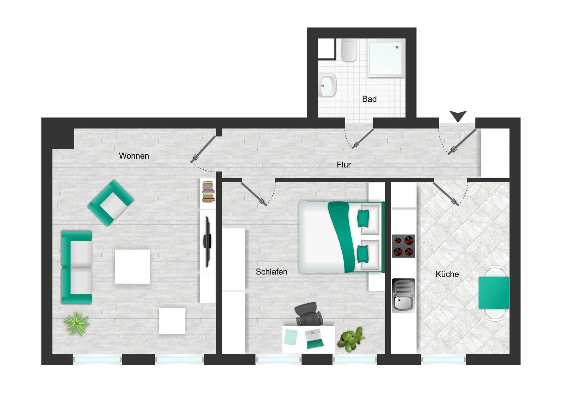 Grundriss 2D