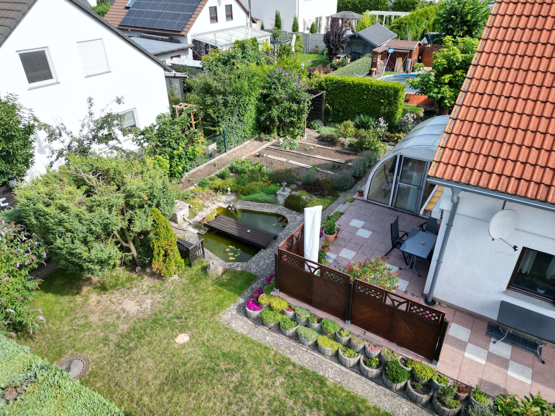 Blick in den Garten