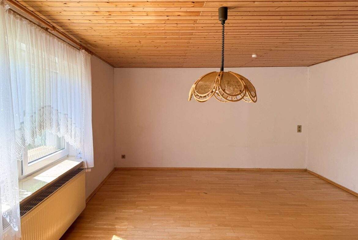 Blick in das Esszimmer