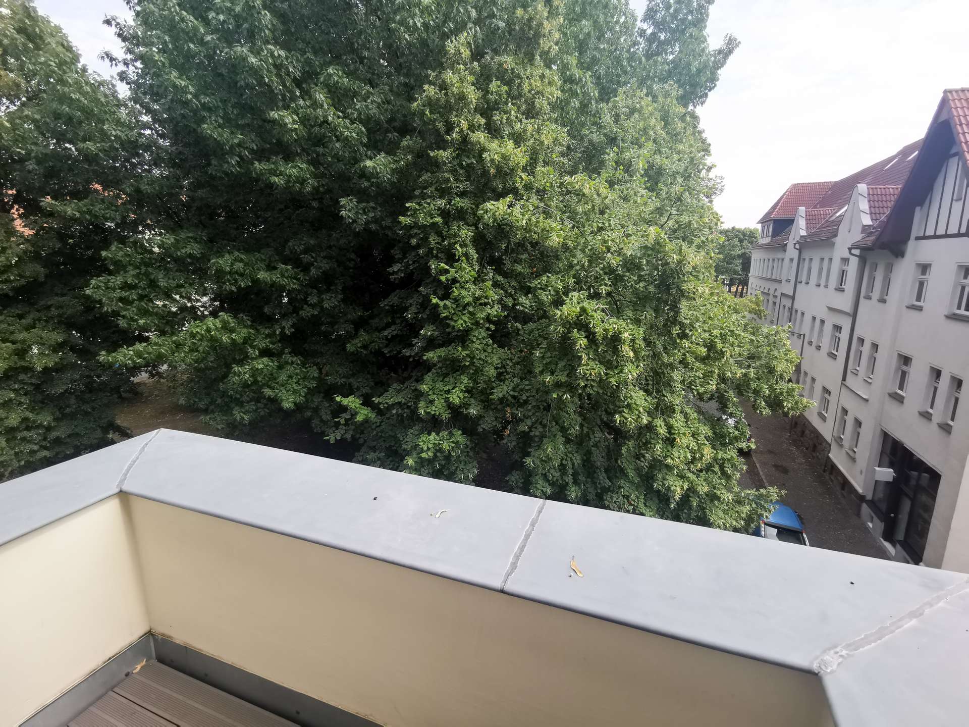 Blick vom Balkon