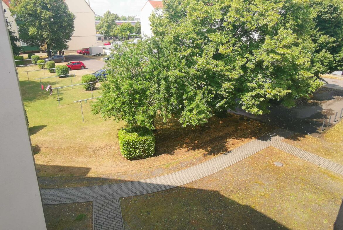 Blick vom Balkon
