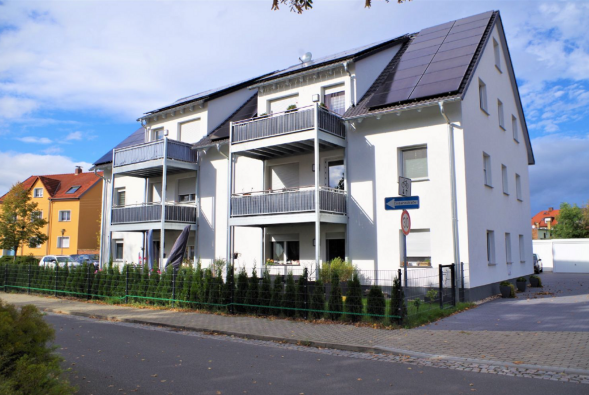 Ansicht mit Balkonen