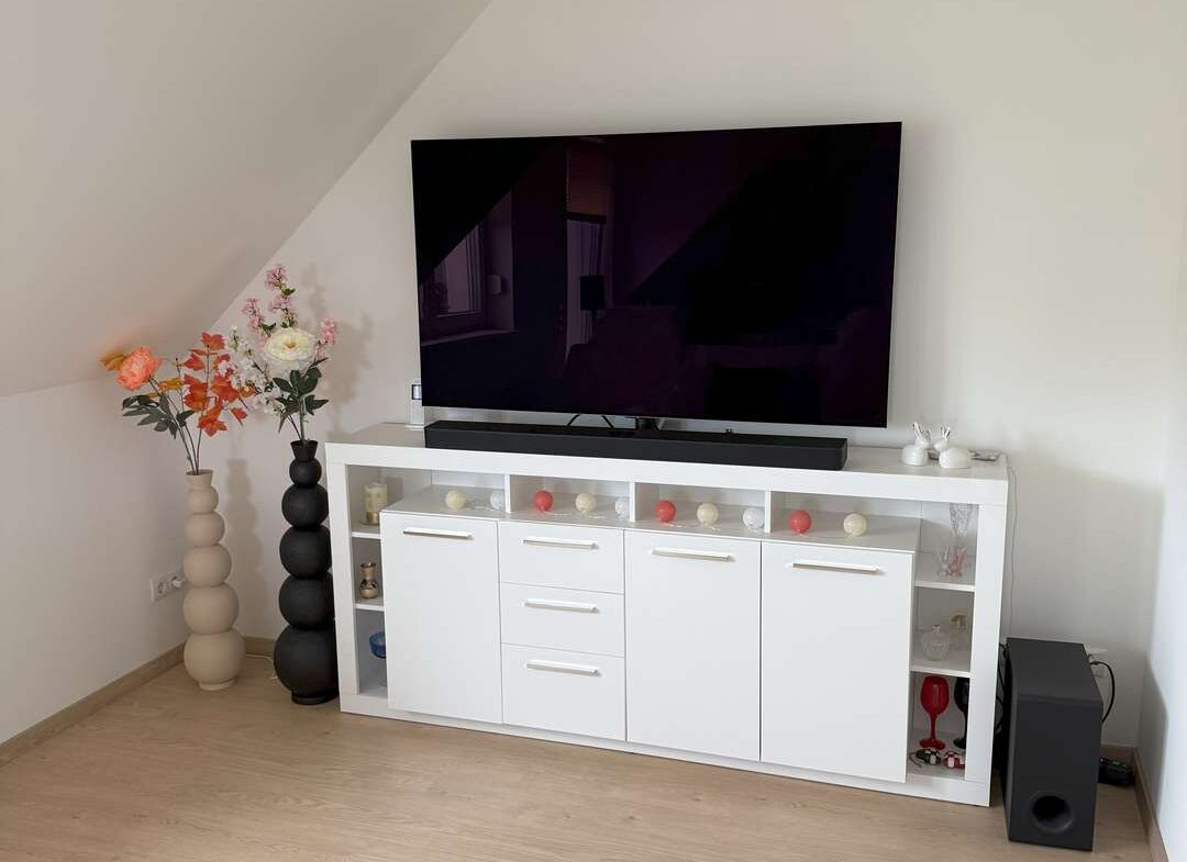 Wohnzimmer, Dachschräge