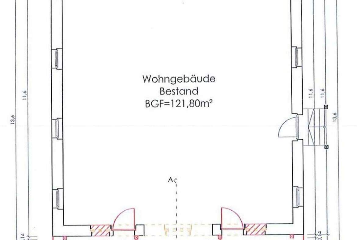 Bestandsfläche Erdgeschoss