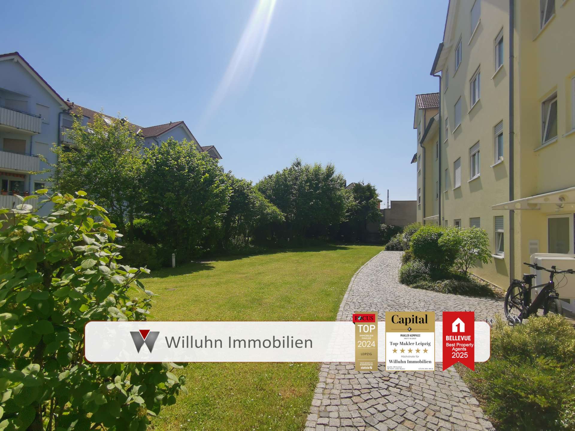 Begrünter Innenhof