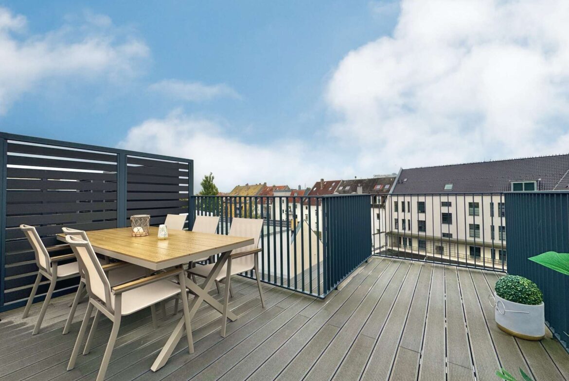 Geräumige Rooftopterrasse