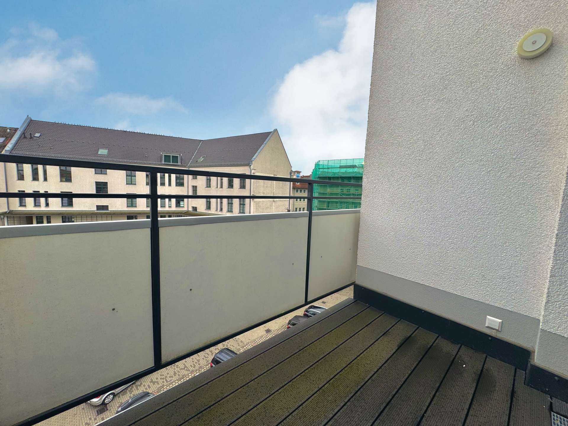 Separater Balkon vom Schlafzimmer