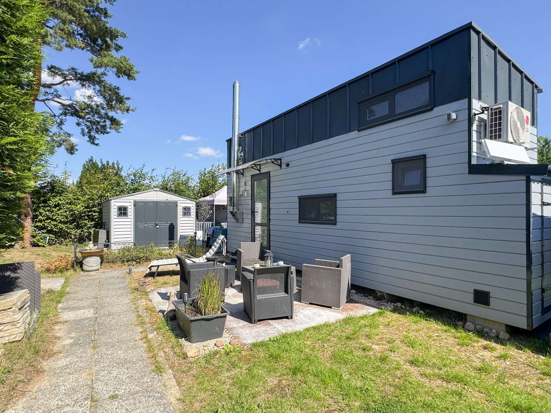 Tiny House mit Terrasse