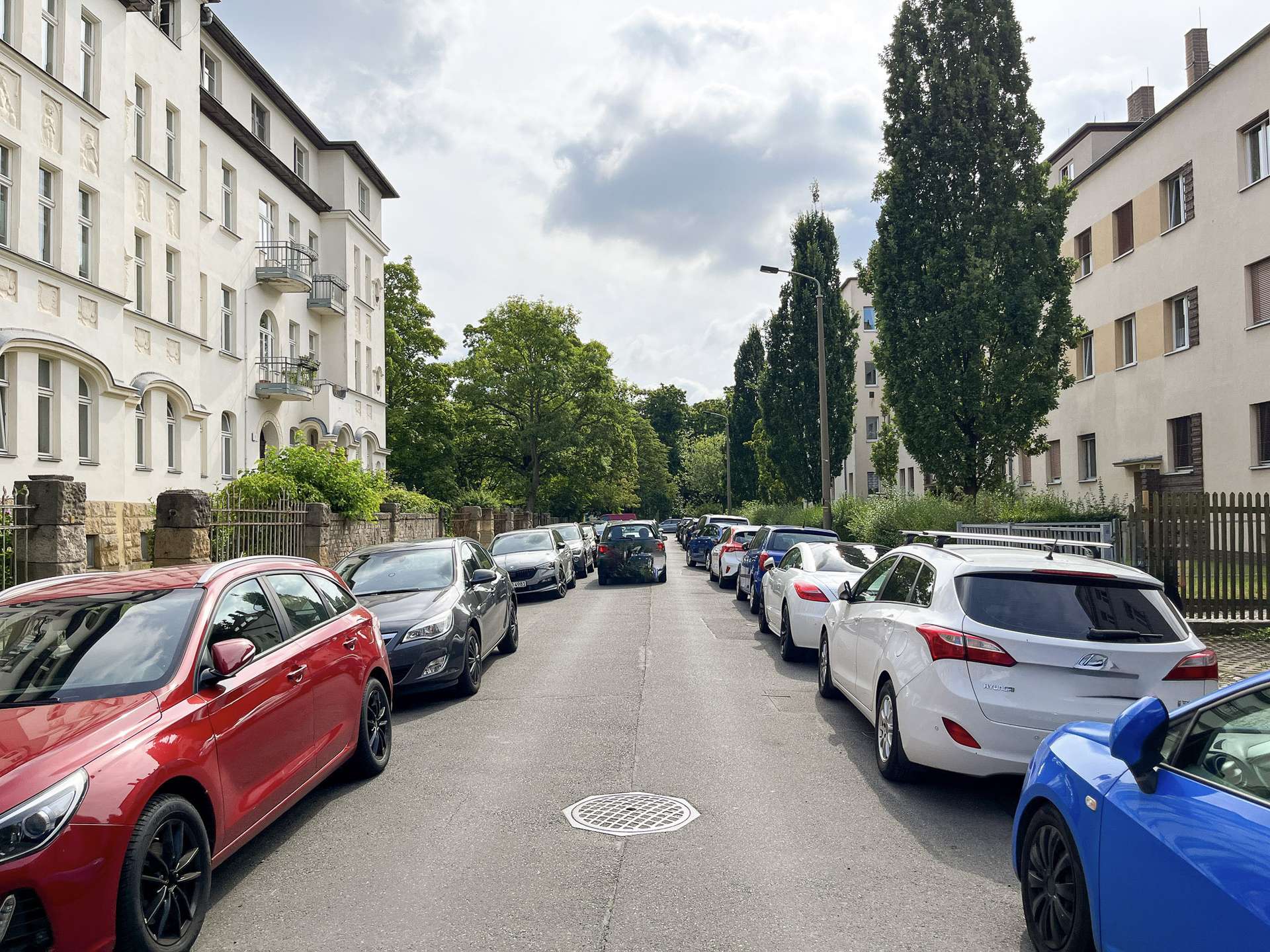 Blick zur Straße