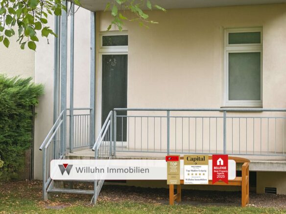 Balkon mit Gartenanteil