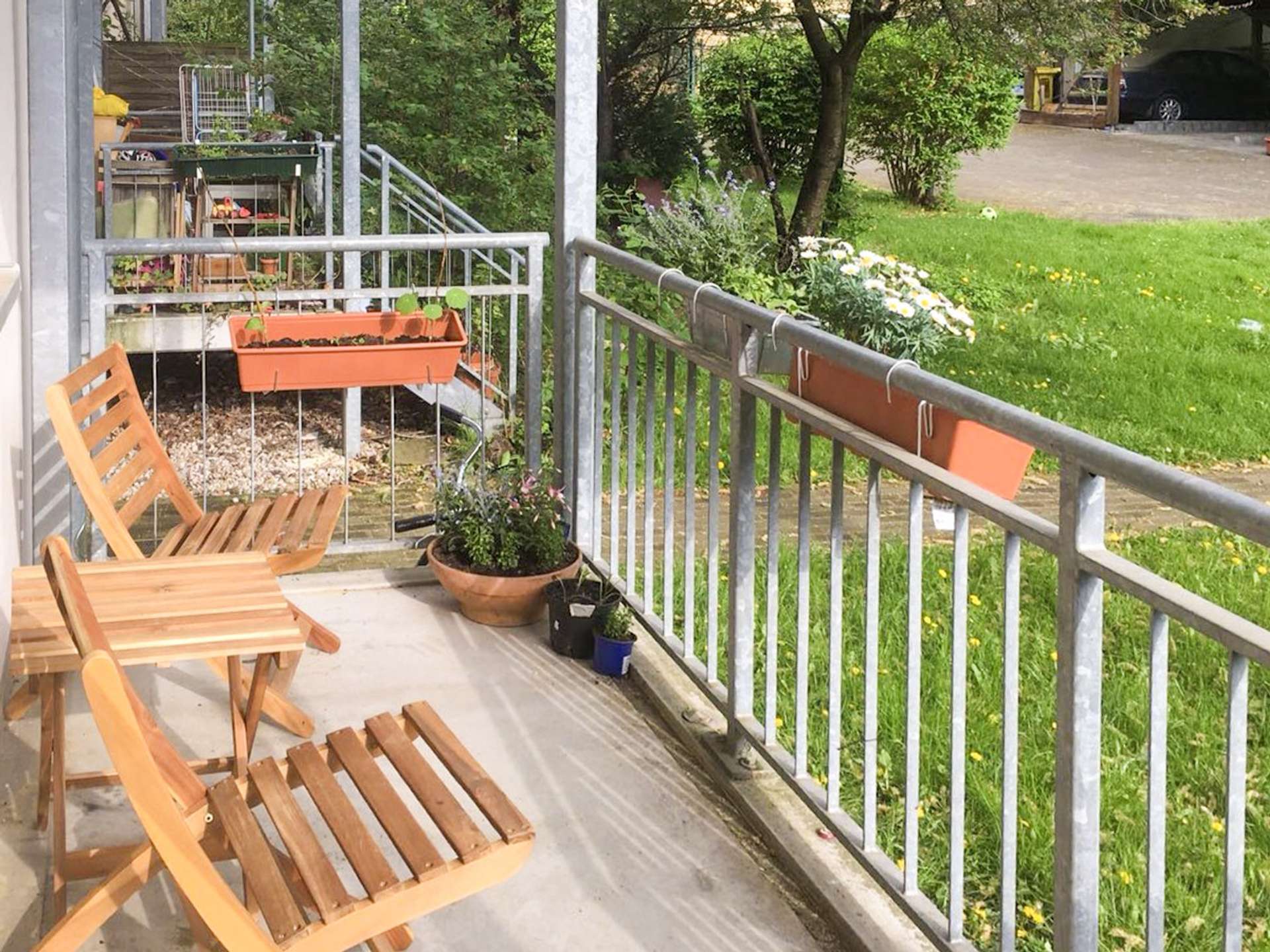 Schöner Balkon