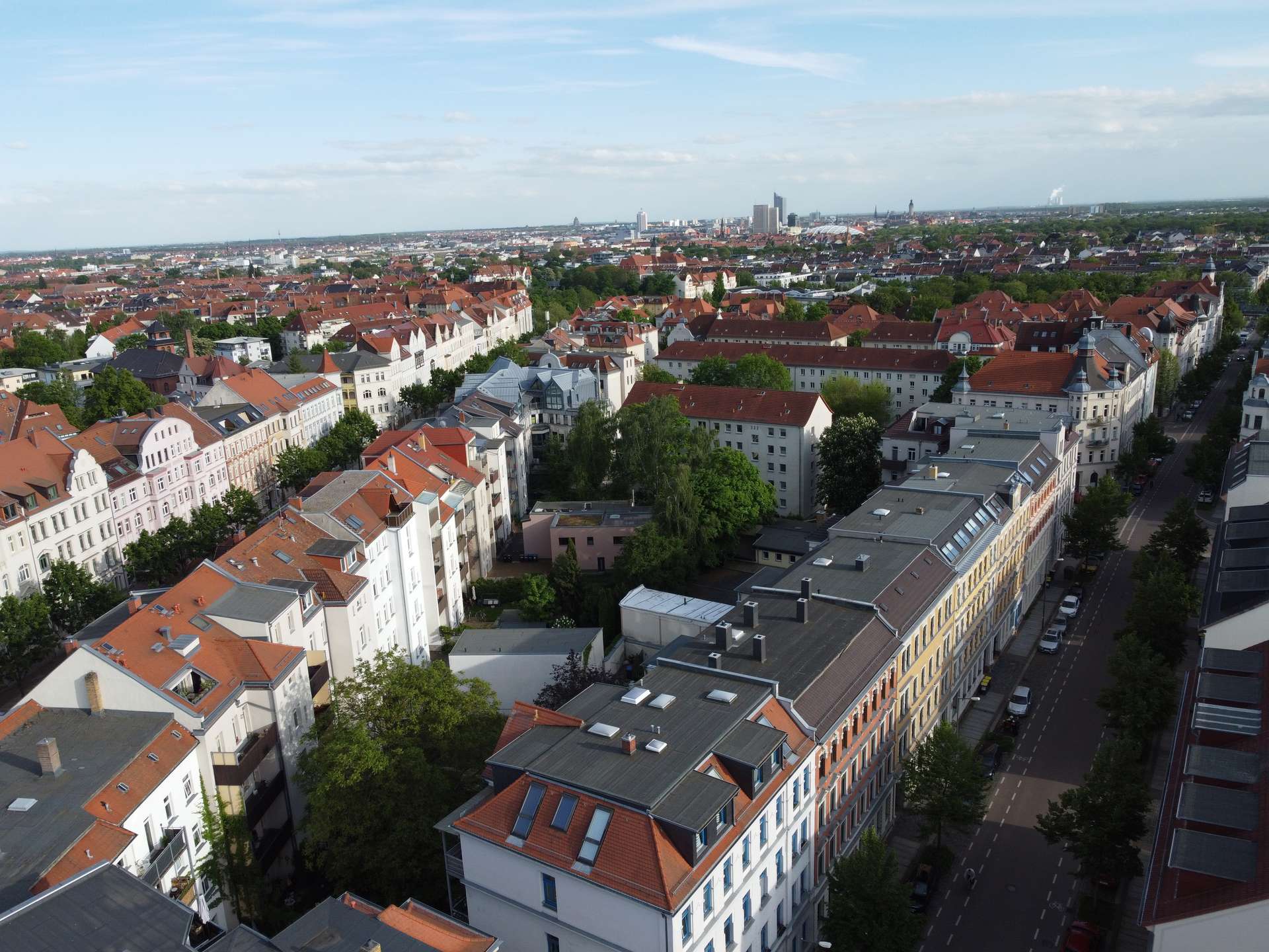 Blick zum Zentrum